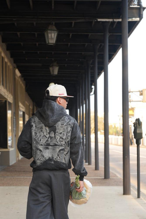 "ALL WE NEED IS JESUS' HODDIE (BLACK)